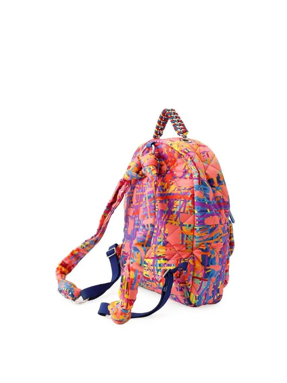 Chanel Backpack Quilted CC Logo Nylon